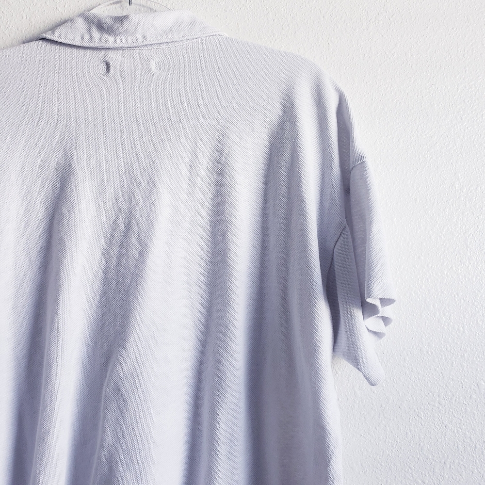 Madewell Textured Cropped Button Down Blouse Top - Picture 6 of 7
